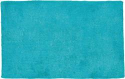 KELA - Tapis de bain coton Ladessa Uni Turquoise - 60 x 100 cm - 22463