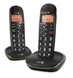 Téléphone sans fil Doro Phone Easy 100W duo Noir