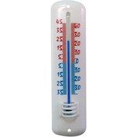 Thermomètre standard plastique alcool - blanc