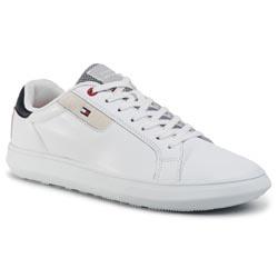 Sneakers TOMMY HILFIGER - Essential Leather Cupsole FM0FM02581 White YBS