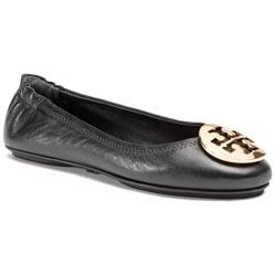 Ballerines TORY BURCH - Minnie Travel Ballet With Metal Logo 50393 Perfect Black/Gold 013