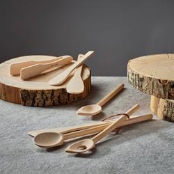 Cuillère anglaise en bois de hêtre, De Buyer Taille 20 cm