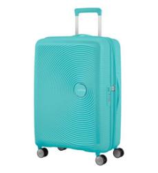 Valise rigide extensible Soundbox 4R 67 cm Bleu American Tourister 88473/6949