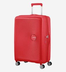 Valise rigide extensible Soundbox 4R 67 cm Rouge American Tourister