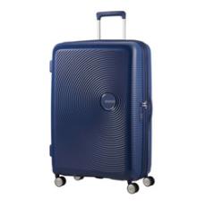 Valise rigide extensible Soundbox 4R 77 cm Bleu American Tourister 88474
