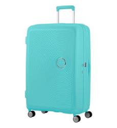 Valise rigide extensible Soundbox 4R 77 cm Bleu American Tourister 88474/6949