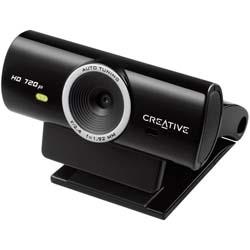 Webcam HD 1280 x 720 pixels Creative LIVE CAM SYNC HD 720P pied de support, support à pince