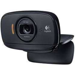 Webcam HD 1280 x 720 pixels Logitech B525 pied de support, support à pince