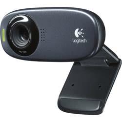 Webcam HD 1280 x 720 pixels Logitech C310 pied de support, support à pince